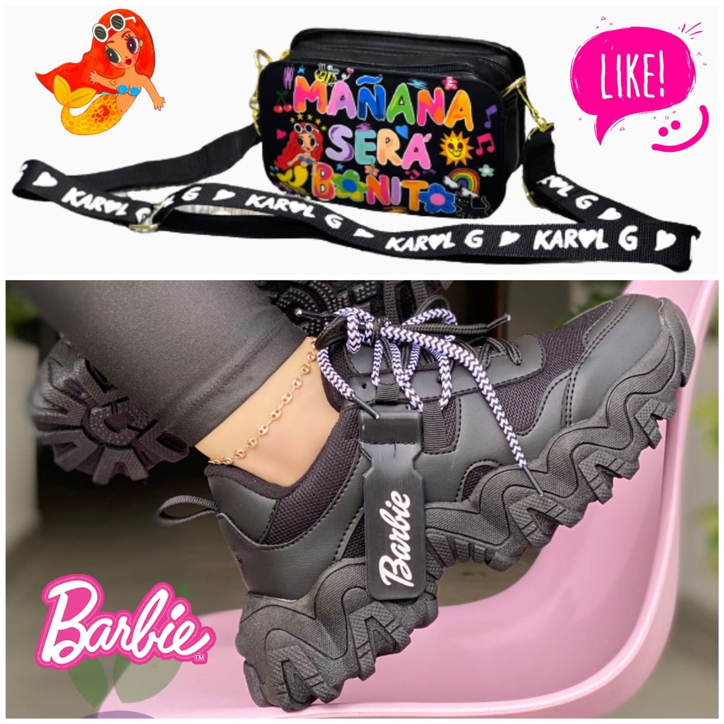 COMBO DEPORTIVO COLORES + BOLSO DAMA Y NIÑA ENVIO GRATIS ELIGE COLOR Y TALLA👇
